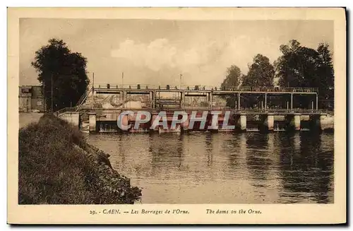 Cartes postales Caen Les Barrages de L Orne