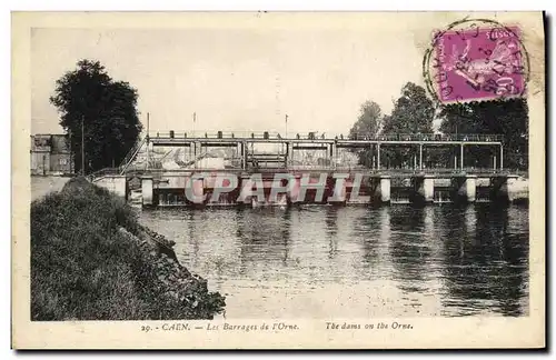 Ansichtskarte AK Caen Les Barrages de L Orne