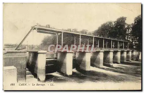 Ansichtskarte AK Caen Le Barrage