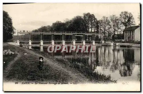 Cartes postales Caen Le Nouveau Barrage en Amont Enfant