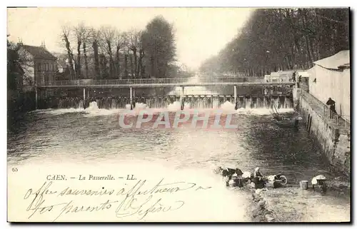 Cartes postales Caen La Passerelle Lavandieres