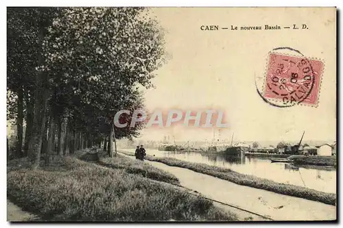 Cartes postales Caen Le nouveau Bassin Bateaux