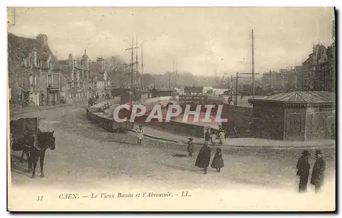 Ansichtskarte AK Caen Le Vieux Bassin et L Abreuvoir