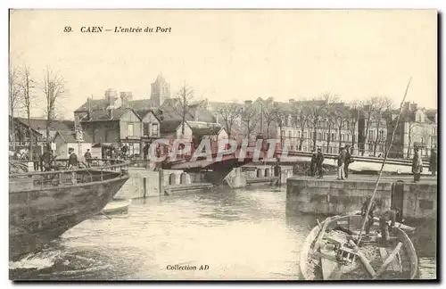 Cartes postales Caen L entree du Port