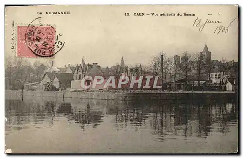 Cartes postales Caen Vue generale du Bassin