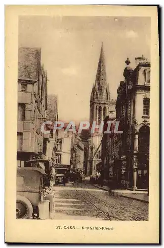 Cartes postales Caen Rue Saint Pierre