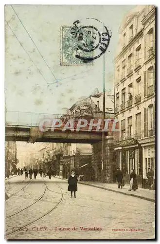 Cartes postales Caen La rue de Vaucelles