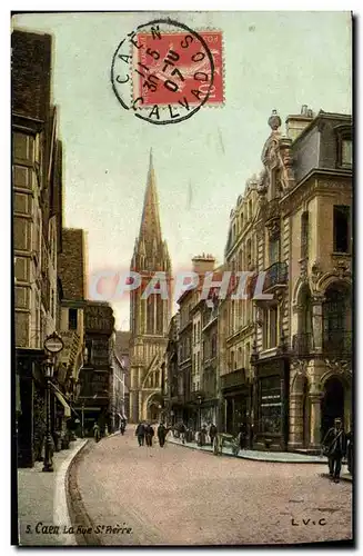 Cartes postales Caen La Rue St Pierre