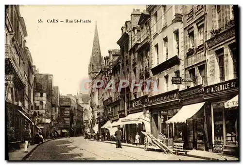 Cartes postales Caen Rue St Pierre