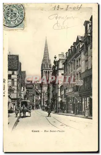 Cartes postales Caen Rue Saint Pierre