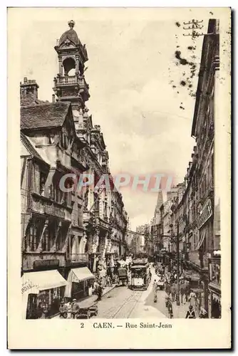 Cartes postales Caen Rue Saint Jean