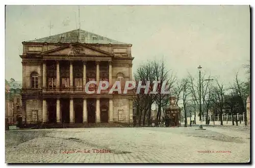 Ansichtskarte AK Caen Le Theatre