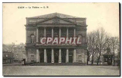 Ansichtskarte AK Caen Le Theatre