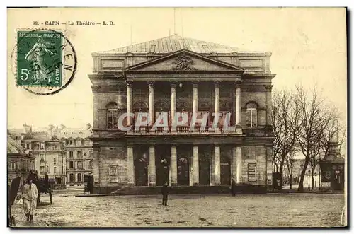 Cartes postales Caen Le Theatre