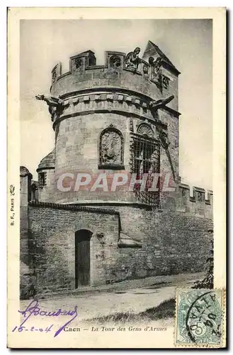 Cartes postales Caen La Tour des Gens d Armes