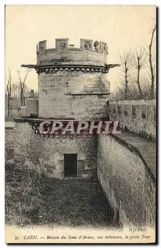 Cartes postales Caen La Tour des Gens d Armes Vue Interieure La Petite Tour