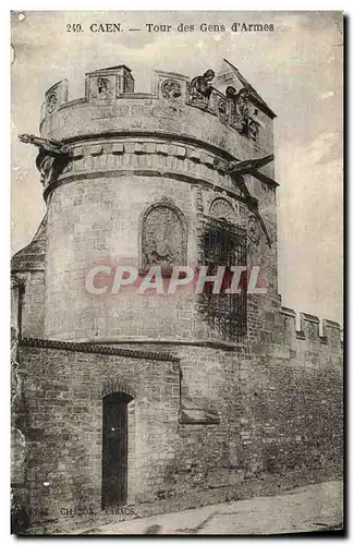 Cartes postales Caen La Tour des Gens d Armes