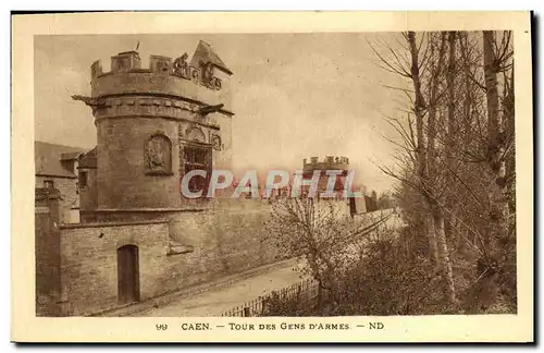 Cartes postales Caen La Tour des Gens d Armes