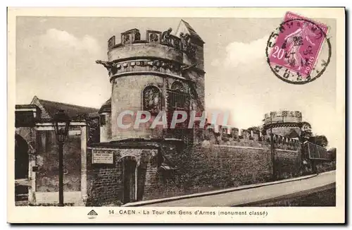 Cartes postales Caen La Tour des Gens d Armes