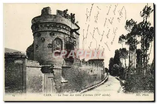 Cartes postales Caen La Tour des Gens d Armes