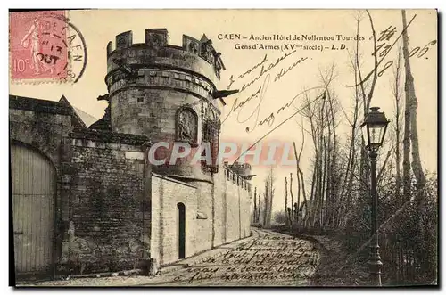 Ansichtskarte AK Caen Ancien Hotel de Nollent au La Tour des Gens d Armes