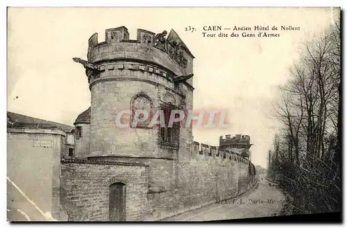 Ansichtskarte AK Caen Ancien Hotel De Nollent La Tour dite des Gens d Armes