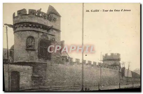 Cartes postales Caen La Tour dite des Gens d Armes