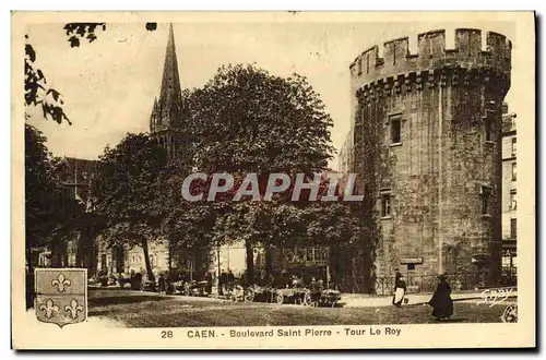 Cartes postales Caen Boulevard Saint Pierre Tour Le Roy