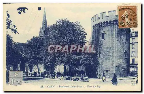 Cartes postales Caen Boulevard Saint Pierre Le Tour Roy Marche