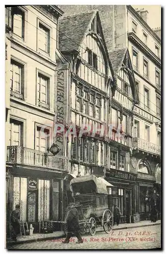 Cartes postales Caen Maisons de Bois Rue Saint Pierre