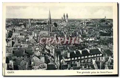 Ansichtskarte AK Caen Vue Generale Prise de Saint Pierre