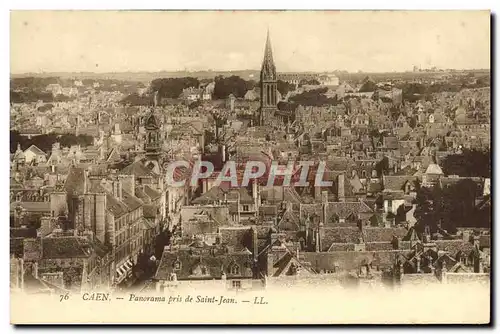 Ansichtskarte AK Caen Panorama Pris de Saint Jean