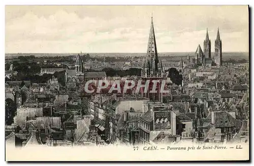 Ansichtskarte AK Caen Panorama pris de Saint Pierre