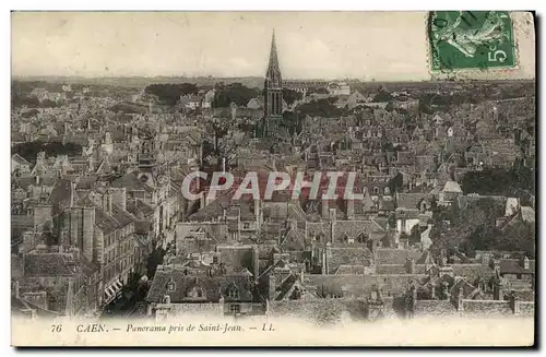 Ansichtskarte AK Caen Panorama pris de Saint Jean