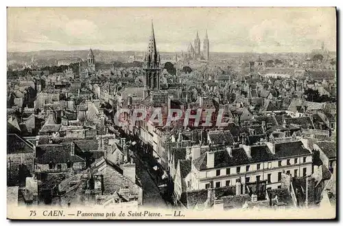 Ansichtskarte AK Caen Panorama pris de Saint Pierre