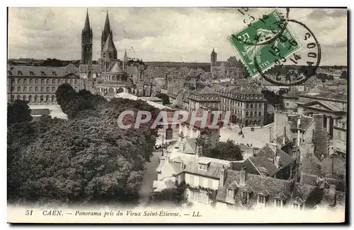 Ansichtskarte AK Caen Panorama Pris du Vieux Saint Etienne