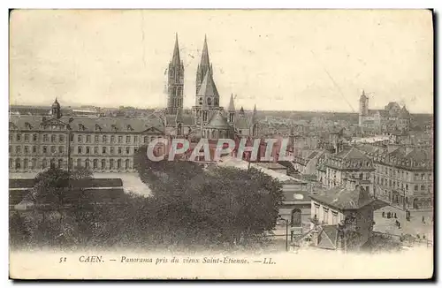 Ansichtskarte AK Caen Panorama Pris du Vieux Saint Etienne