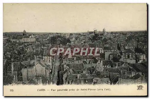 Ansichtskarte AK Caen Vue Generale Prise des Saint Pierre