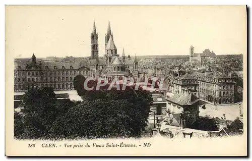 Ansichtskarte AK Caen Vue Prise du Vieux Saint Etienne