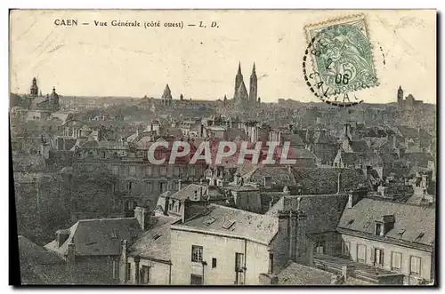 Cartes postales Caen Vue Generale