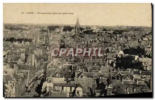 Ansichtskarte AK Caen Vue Generale Prise de Saint Jean