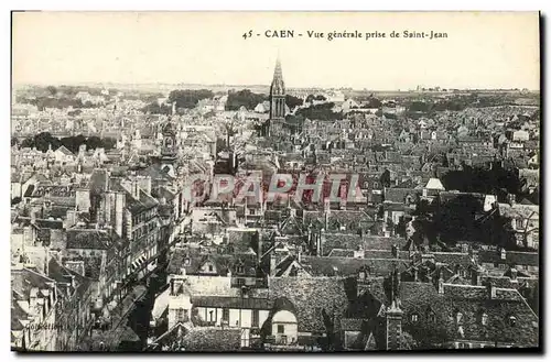 Ansichtskarte AK Caen Vue Generale Prise de Saint Jean