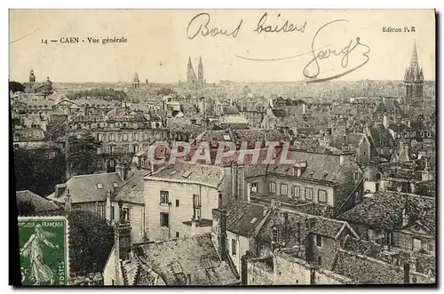 Cartes postales Caen Vue Generale