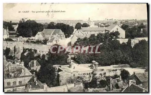 Ansichtskarte AK Caen Vue Generale Prise de Saint Jean