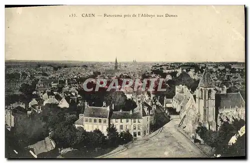 Ansichtskarte AK Caen Panorama pris de l Abbaye aux Dames