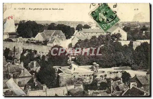 Cartes postales Caen Vue Generale Prise de Saint Jean