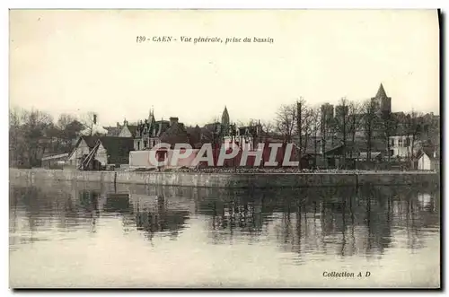 Cartes postales Caen Vue Generale Prise du Bassin