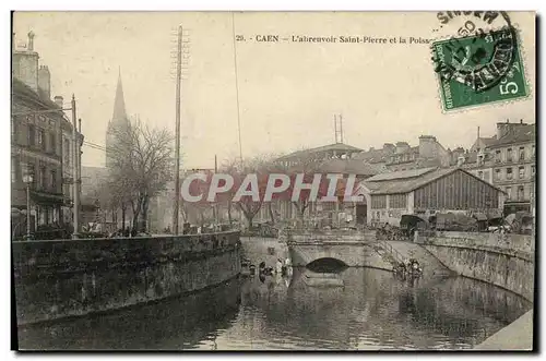 Ansichtskarte AK Caen L abreuvoir Saint Pierre et la Poissonneire