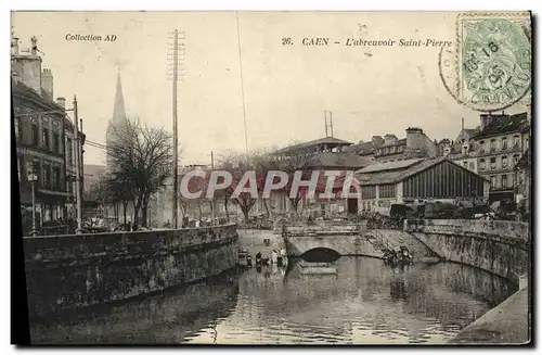 Ansichtskarte AK Caen L abreuvoir Saint Pierre