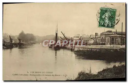 Ansichtskarte AK Caen Embarcadere du Bateau du Havre